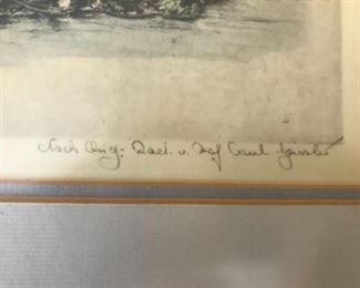 #223	(2) german prints of lady and man 19x15 	 $100.00 	
