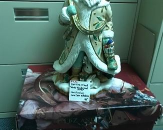 #246	2004 Fitz and Floyd "Winter Wonderland Santa fine porcelain Vivid color santa in box 	 $150.00 	
