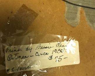 #248	Bessie pease Gutman print of girl and cat and dog "friendly enemy" 	 $30.00 	
