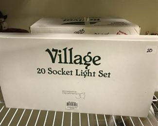 #259	village 20 socket light set 	 $20.00 	
