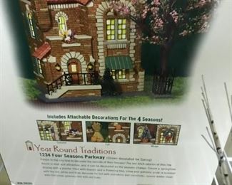 #261	snow village year round traditions 4 season parkway by dept 56	 $70.00 	
