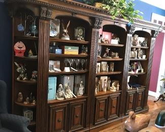 cabinet is not for sale just the collectables on it!