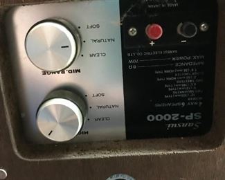 #11	Pair of Sansui speakers SP 2000 from Japan 15x12x26	 $75.00 	
