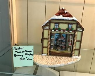 #44	Goebel "sweet shoppe" bakery display (4) @ $60	 $240.00 	
