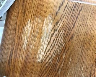 #72	oak sofa table with as is finish on top 52x15x29	 $65.00 	
