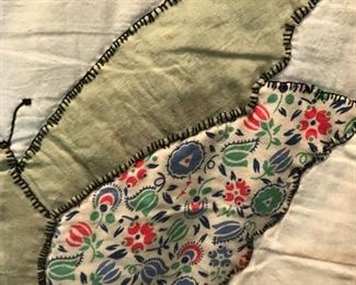 #102	70x80 butterfly quilt hand done 	 $75.00 	
