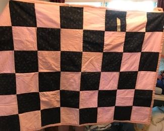 #103	baby blanket pink and blue 	 $45.00 	
