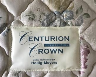 #12	Kincaid queen sled bed with mattress   by Centurion Crown Heilig Meyers 	 $276.00 	
