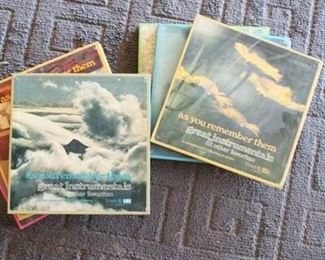 Vintage Time Life Records As You Remembered Them Instrumentals LP Box Sets