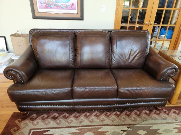 Leather sofa