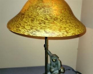 Monkey lamp