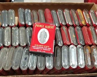 Prince Albert Tobacco Cans 