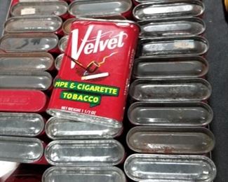 Velvet Tobacco Cans 