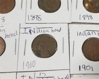 Indian Head Pennies 