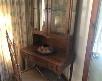 Antique Secretary desk with hutch