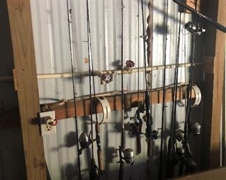 Fishing poles and equipment