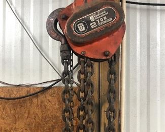 2 ton chain hoist 
