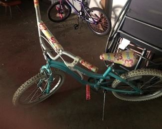 Girls bicycles