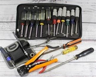 Hand Tool Lot Nut Drivers Screw Drivers Pliers