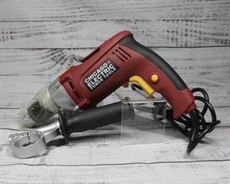 Chicago Electric Power Tools Variable Speed Reversible Hammer Drill