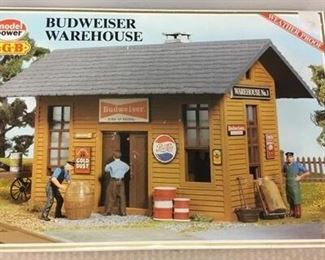 Budweiser Warehouse LGB G scale plastic model kit