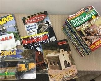 Lot, misc model railroad magazines.