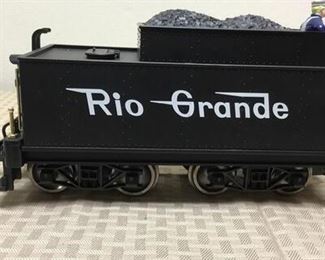 G scale coal tender, Rio Grande Model Train Car