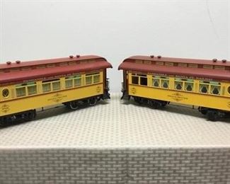 G scale 2 Passenger Cars lot ARISTOCRAFT 5709 Shallowater