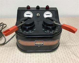 Extremely rare, vintage American Flyer Model Train power transformer