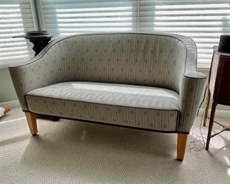 Wittmann Hoffmann Villa Gallia Two Seat Sofa (designed in 1913, produced in 1994).  Measurements: 51 3/4” wide x 28 1/2 deep x 30 3/4” high.  16 1/2" seat height.