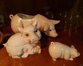 Ceramic Pigs