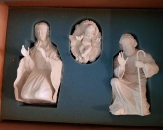 Boehm porcelain Mary, Jesus and Joseph