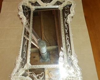 Antique Venetian mirror