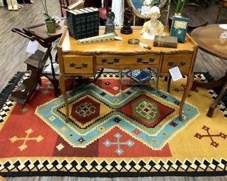 Wool Kilim Tribal Tribal rug. Flat woven. 62” x 100”