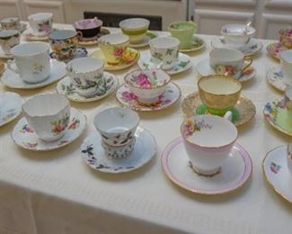 Teacup and saucer set collection