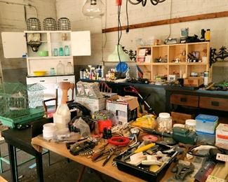 Tons of tools and building materials