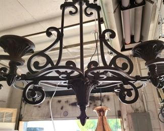 Another iron chandelier 