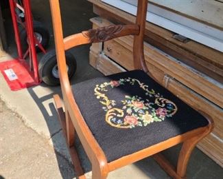 Petite antique rocking chair