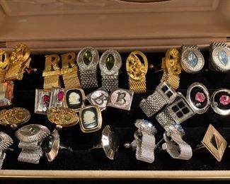 Vtg Mens Cuff-Links 