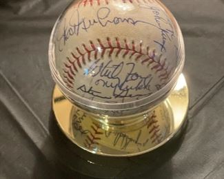Signed baseball 