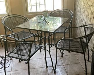 Vtg Patio Set 