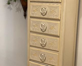 Vtg French Lingerie Chest 
