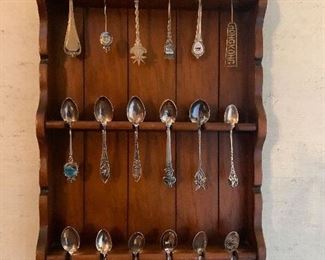 Spoon collection - about half are sterling 