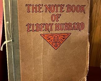Vtg. The Note Book Of Elbert Hubbard book 