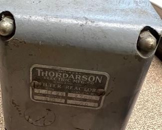 Thordarson Electric Mtg. Co.  Filter Reactor 