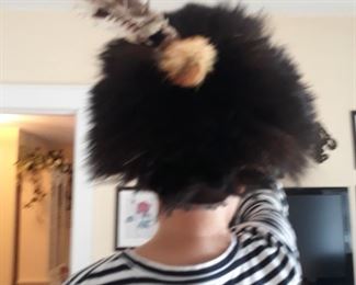 Hat made from pelts