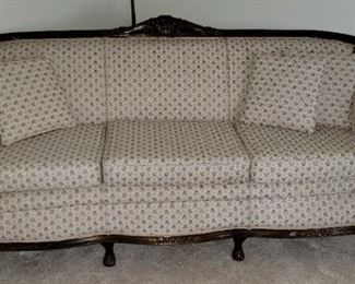 Antique upholstered sofa