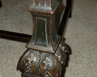 Details on antique chair