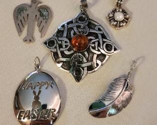 Sterling silver pendants