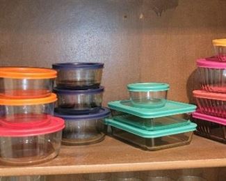 Pyrex glass storage